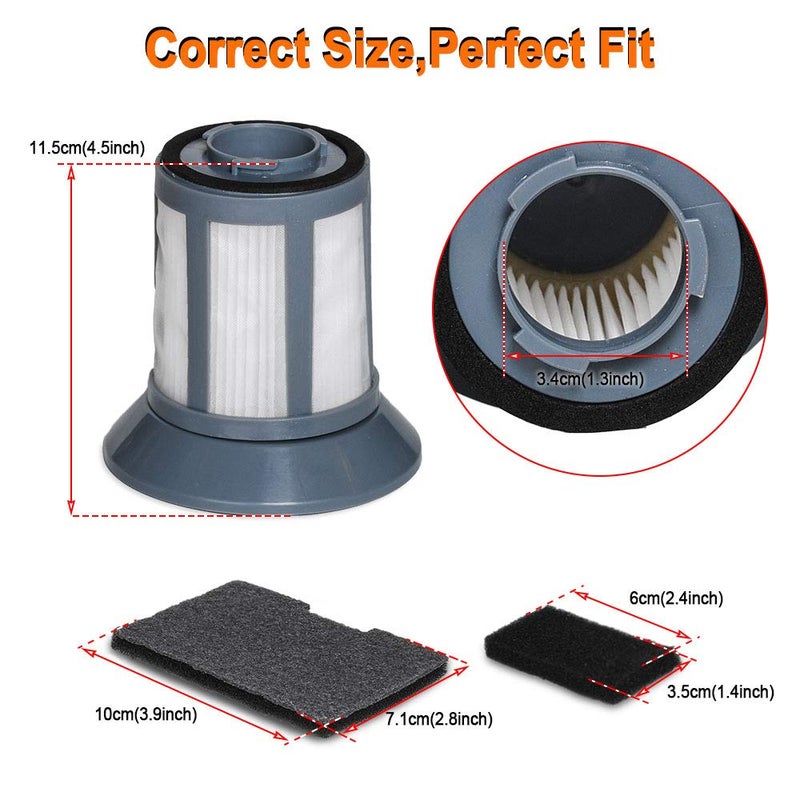 HIFROM Replacement Filter Compatible with Bissell Bagless Canister Vacuum 6489 64892 64894 10M2 Vacuum Cleaner Filter, Dirt Cup Filter kit (1 Pack) - Image 4